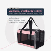 Top Load Pet Carrier for Large and Medium Cats Small Dogs Easy to get cat in Carry Storage, Clean and Escape Proof