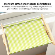 Cat Hanging Bed, Window-hung Bedside Cat Bed, Hammock, Windowsill Balcony Sunbathing Hanging Bed, Pet Stand