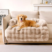 Luxurious Dog Couch Bed Washable Calming Dog Couch Cover Removable Couch Protector for Dogs Cats Waterproof Sofa Bed Pet Bed Mats for Couch Pet Couch Covers for Sofa
