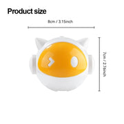 Automatic Lifting Cat Toy Ball Interactive Electronic Feather Ball with Auto-Moving & Lifting Features for Indoor Cats Self-Play Space Ball Design Hanging Toy