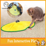 Interactive Cat Toy for Indoor Cats & Kittens Automatic Movements That Simulate Mouse Tail & Hunting Prey Self-Play Battery Powered for Physical & Mental Stimulation All Breeds