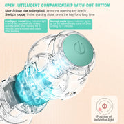 Smart Electric Dog Cat Toy Rechargeable Automatic Rotating Ball Cat Interactive Toys Waterproof LED Pet Toys