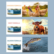 ROSY FRESH Canned Cat Food 100G*6, Complete Nutrition for All Life Stages, Chicken/Beef/Salmon Flavors