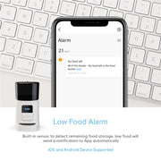 Automatic Cat Food Dispenser [2025 Upgraded Version] 5G WiFi Pet Feeder with APP Control Remote Feeding 6L Automatic Dog Feeder Sensor Cats and Dogs Daily