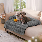 Luxurious Dog Couch Bed Washable Calming Dog Couch Cover Removable Couch Protector for Dogs Cats Waterproof Sofa Bed Pet Bed Mats for Couch Pet Couch Covers for Sofa