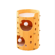 Cat House Cave Hideaway Scratch Resistant Hut Cat Tree Cat Bed for Pet Kitten Household Multi Layer Scratching Board All Season Universal