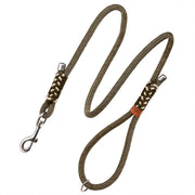 6FT Handcrafted Braided Paracord Dog Leash â€?Heavy-Duty Comfort Padded Leash for Outdoor Adventures