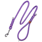 6FT Handcrafted Braided Paracord Dog Leash â€?Heavy-Duty Comfort Padded Leash for Outdoor Adventures