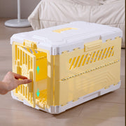 Foldable Portable Large Size Dog Cat Cage Pet Box Checked In Box Traveling Outbound Car Box Portable Case Pet Supplies