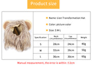 Lion Wig Costume Cats Accessories Cute Funny Small and Medium Sized Pet Dog Cat Accessories Lion Mane for Cat Pet Decor
