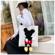 Cute Cartoon Shaped Pet Canvas Shoulder Carrying Bag for Small Dogs and Cats