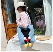 Cute Cartoon Shaped Pet Canvas Shoulder Carrying Bag for Small Dogs and Cats
