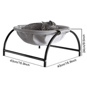 Breathable Pet Cat Hanging Bed House Round Soft Cat Hammock Cozy Rocking Chair Detachable Pet Bed Cradle House for Dog Cats Mat