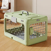 Collapsible Pet Carrier with Urine-Proof Pad Ventilated & Hygienic for Philippine Small Dogs & Cats Travel with Confidence
