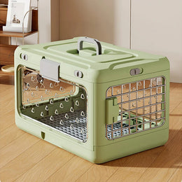 Collapsible Pet Carrier with Urine-Proof Pad Ventilated & Hygienic for Philippine Small Dogs & Cats Travel with Confidence