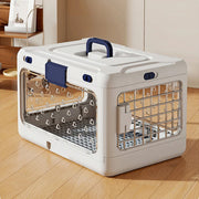 Collapsible Pet Carrier with Urine-Proof Pad Ventilated & Hygienic for Philippine Small Dogs & Cats Travel with Confidence