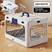 Collapsible Pet Carrier with Urine-Proof Pad Ventilated & Hygienic for Philippine Small Dogs & Cats Travel with Confidence