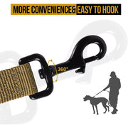 6FT Multi-Handle Reflective Dog Leash – Heavy-Duty Nylon Leash with Comfort Padding for Walks