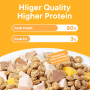 Pink Bites Cats and Dogs Treat - Freeze Dried Chicken Recipe 60g