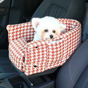 Center Console Pet Car Seat - Small Dog & Cat Armrest Cushion
