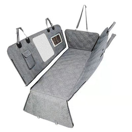 Pet Car Seat Cover - Waterproof Back Seat Protector for Dogs