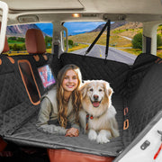 3-Panel Car Seat Extender - Dog Car Seat Cover with Back Seat Extension
