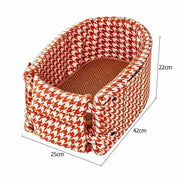 Center Console Pet Car Seat - Small Dog & Cat Armrest Cushion