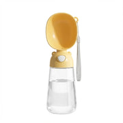 TUXTOOX Portable Dog Water Bottle 550ml | Leak-Proof Travel Pet Water Bottle with Built-in Bowl