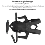 Hands-Free Pet Front Carrier Backpack – Breathable Adjustable Dog & Cat Carrier for Travel & Daily Use