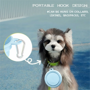TUXTOOX Collapsible Dog & Cat Bowl - Portable Silicone Outdoor Pet Feeding Bowl | BPA-Free Travel Bowl for Hiking Camping