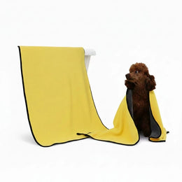 Soft Fast Drying Coral Fleece Pet Towel for Dogs & Cats