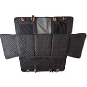 Dog Car Seat Cover Heavy Durable Dog Seat Cover for Back Seat Waterproof Scratch Proof Nonslip Dog Hammock for Car with Side Flap Pet Cat Seat Covers with SeatBelt for Cars Sedan SUV Trucks