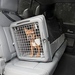 FoldablePlastic Dog Carrier Small and Medium Dogs Cats Pet Outgoing Box Portable and Breathable Oxford Cloth Wear-resistant Dog Bag