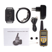 800m Electric Dog Training Collar Pet Remote Control Waterproof Rechargeable with LCD Display for All Size Shock Vibration Sound