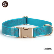 TUXTOOX Reflective Nylon Dog Collar Adjustable Quick Release Safety Pet Collar