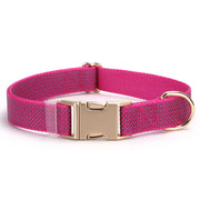 TUXTOOX Reflective Nylon Dog Collar Adjustable Quick Release Safety Pet Collar