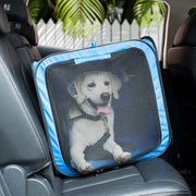 Dog Car Cage Carrier Cat Kennel Outing Carrying Bag Pet Luggage Oxford Cloth Car Travel Cage Cat and Dog Cage Folding Box for Small Medium Large Dogs