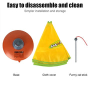 Interactive Cat Toy for Indoor Cats & Kittens Automatic Movements That Simulate Mouse Tail & Hunting Prey Self-Play Battery Powered for Physical & Mental Stimulation All Breeds