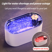 3.0L Pet Water Fountain Automatic Cat Water Fountain with Cordless Pump Easy To Clean and Assemble Cat Internal Water Fountain Super Quiet