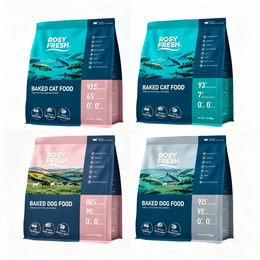 ROSY FRESH Baked Dog & Cat Food Sample 50g, Chicken Duck Complete Nutrition for Puppy Kitten All Life Stages