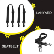 Dog Car Seat Cover Heavy Durable Dog Seat Cover for Back Seat Waterproof Scratch Proof Nonslip Dog Hammock for Car with Side Flap Pet Cat Seat Covers with SeatBelt for Cars Sedan SUV Trucks