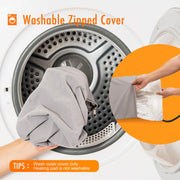 Cat Heating Pad Waterproof Pet Heating Pad for Cats Dog Indoor 9 Adjustable Temperature Dog Warming Bed Mat with Timer Indoor Heated Pet Bed with Chew Resistant Cord