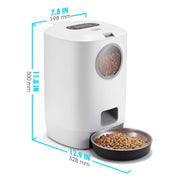 Smart Feeder Bowl for Dogs Cat Pet Feeder Device Intelligent Timing and Quantitative Feeding Machine 4.5L