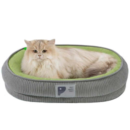 Dog Bed Washable Fleece - Anti-Slip Pet Bed with Removable Cover & Soft Plush Nest