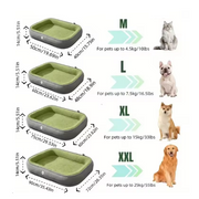 Dog Bed Washable Fleece & Anti Slip Bottom Pet Cat Bed with Removable Cover Comfort Pet Bed Sofa with Soft Plush Warm Nest Beds