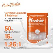 Cube Fresher Cat Lickable Complete Wet Food Chicken Recipe 150g (15g×10)