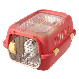 TUXTOOX Hard-Sided Pet Carrier for Cats & Small Dogs Portable Hard Shell Kennel for Car Travel, Vet Visits & Indoor Isolation
