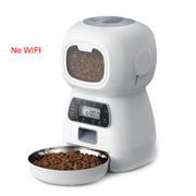 3.5L Automatic Pet Feeder Smart Food Dispenser for Cats Dogs Timer Stainless Steel Bowl Auto Pet Feeding