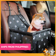 Pet Dog Booster Seat with Upgrade Support Rod Breathable and Foldable Pet Car Basket Pet Dog Cat Car Portable Seat Suitable for Small Pets Carriers Bag