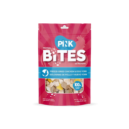 PINK Bites Cats and Dogs Freeze Dried Food Treat 60g | Chicken & Egg Yolk